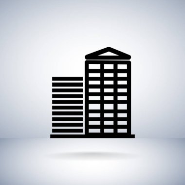 building flat style icon