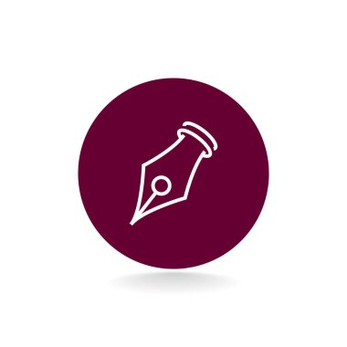 kalem düz stil simgesi