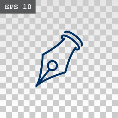 kalem düz stil simgesi