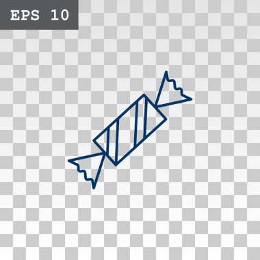 Şeker düz stil ikonu