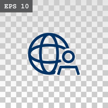 küresel iş simgesi