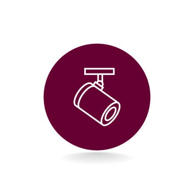 el feneri düz stil ikonu