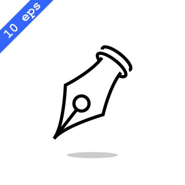 kalem düz stil simgesi