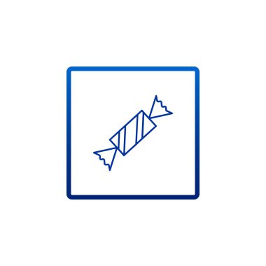 Şeker düz stil ikonu