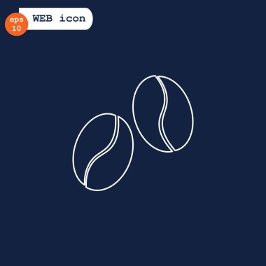 kahve çekirdeği ikonu