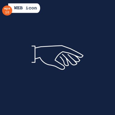 El düz stil simgesi