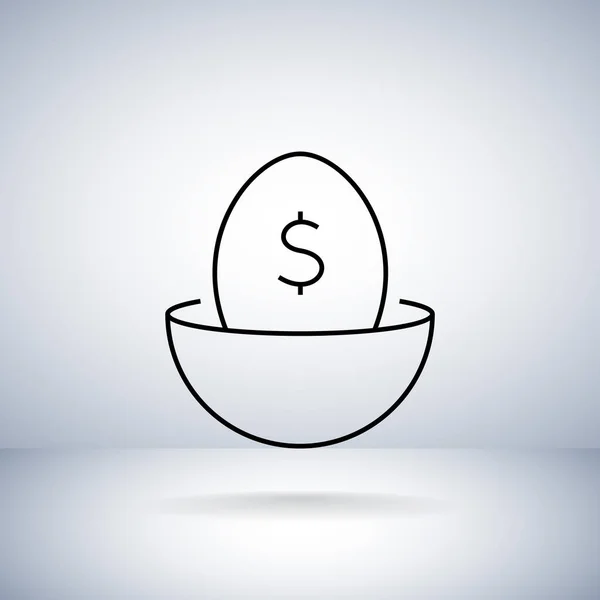 Icône Finance web — Image vectorielle