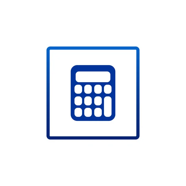Calculator flat style icon — Stock Vector