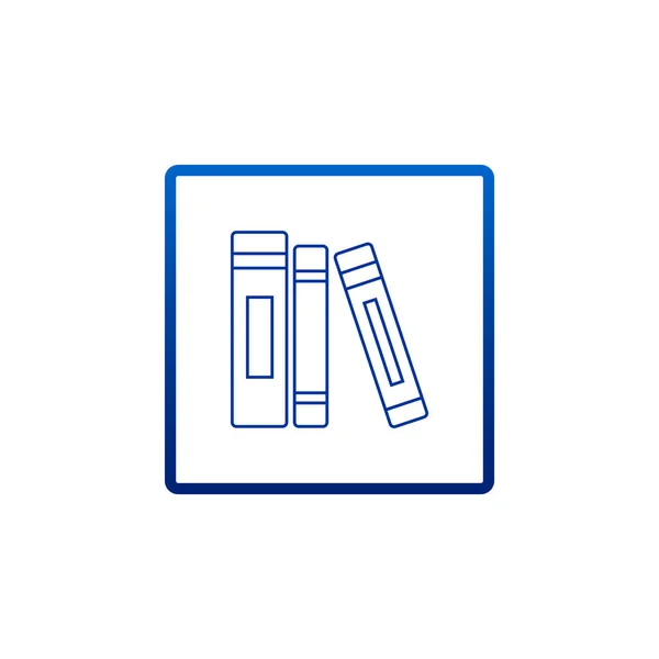 Livros ícone plana —  Vetores de Stock