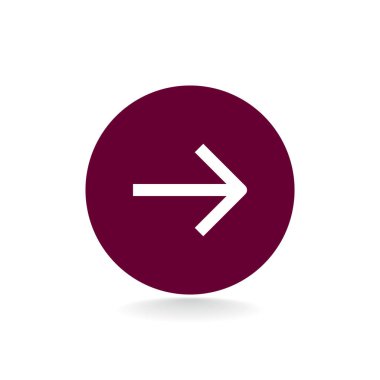 ok düz stil simgesi