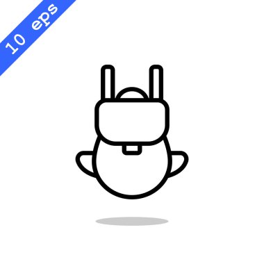 Sırt çantası simgesini hiking