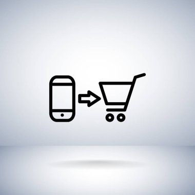 hareket eden telefon simgesi alımı