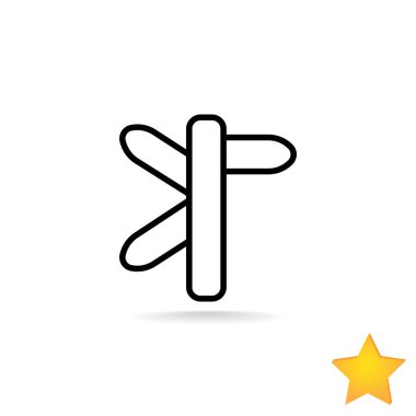 sokak tabelasını simgesi