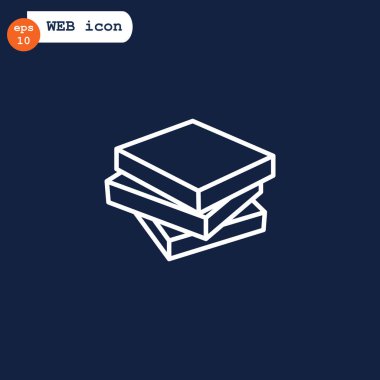 Kitap düz stil ikonu