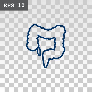 kalın bağırsak simgesi