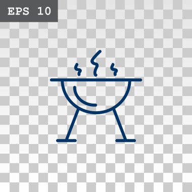 mangal barbekü simgesi