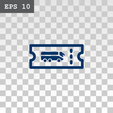 otobüs bileti simgesi