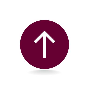 ok düz stil simgesi