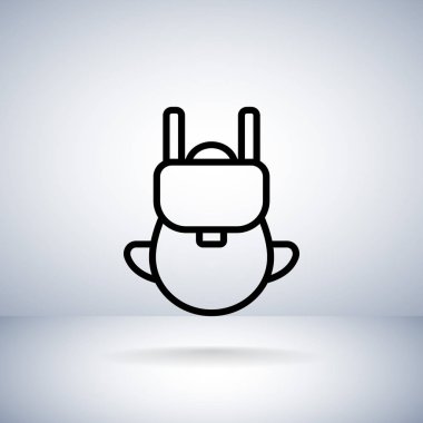 Sırt çantası simgesini hiking