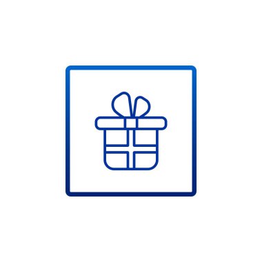 hediye simgesi düz simgesi