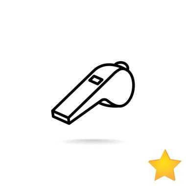 Hakem düdük simgesi