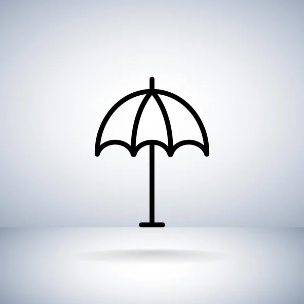 Umbrella, parasol icon — Stock Vector