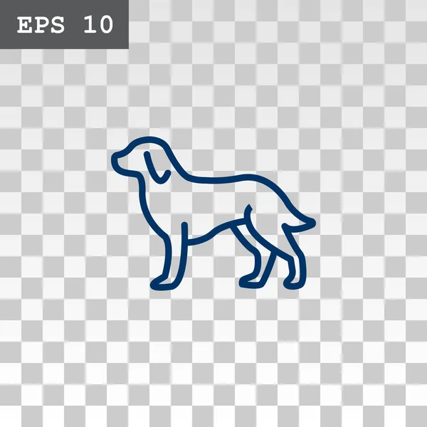 Hund web Icon — Stock vektor