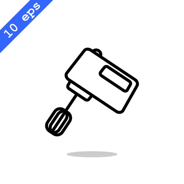 Mezclador icono de estilo plano — Vector de stock