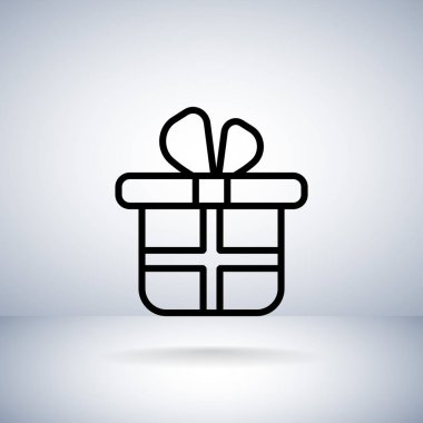 hediye simgesi düz simgesi