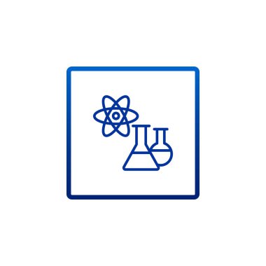 kimyasal düz stil ikonu