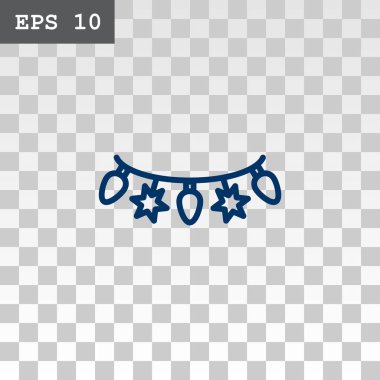 Noel çelenk simgesi