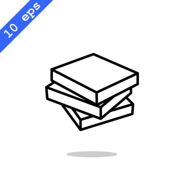 Kitap düz stil ikonu