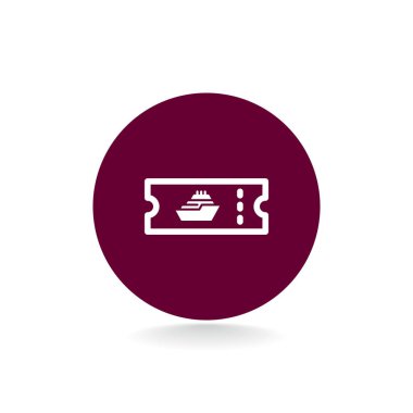 Cruise Gemi bilet simgesi