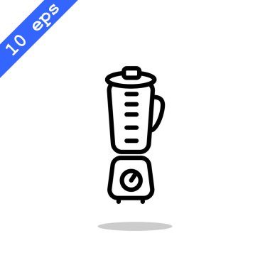 Blender düz stil ikonu