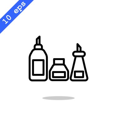 mutfak şişeler, konteyner simgesi