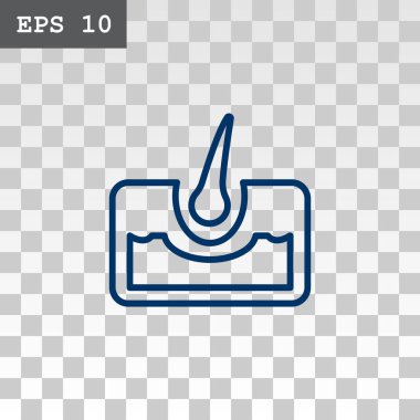 insan saç ve Cilt simgesini