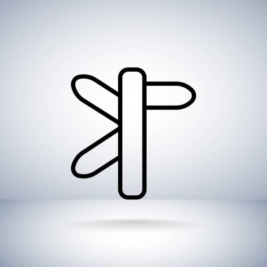 sokak tabelasını simgesi