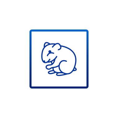 sıçan düz simgesi