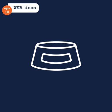 hayvan yemi kase simgesi