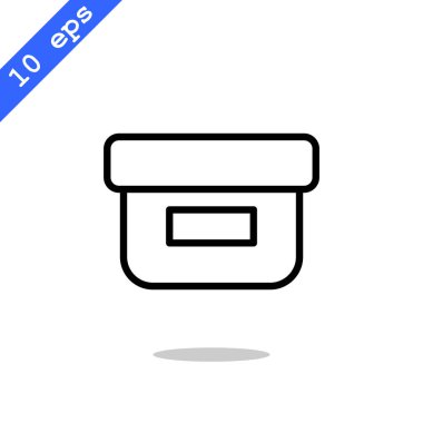 yiyecek kabı simgesi