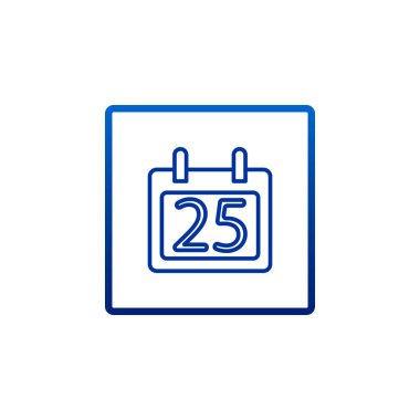 Takvim düz stil ikonu