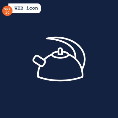 Çaydanlık, su ısıtıcısı simgesi