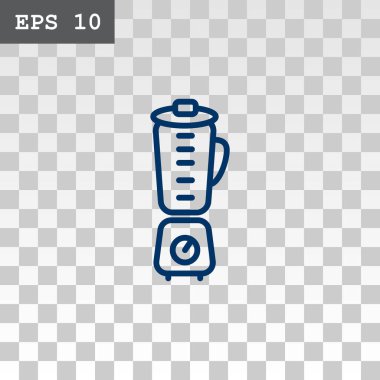 Blender düz stil ikonu