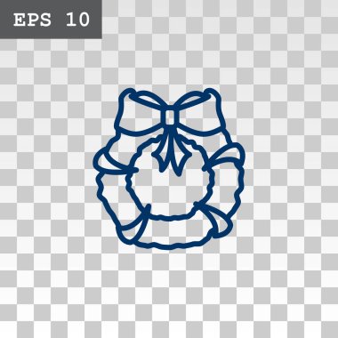 Noel çelenk simgesi