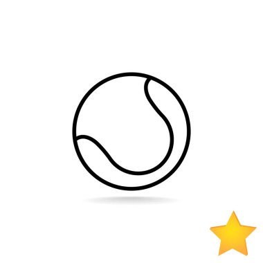 Tenis topu web simgesi