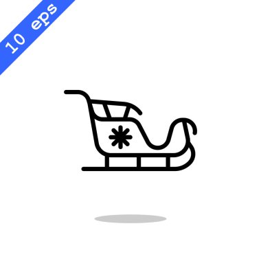 Noel Baba arabası web simgesi