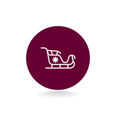 Noel Baba arabası web simgesi