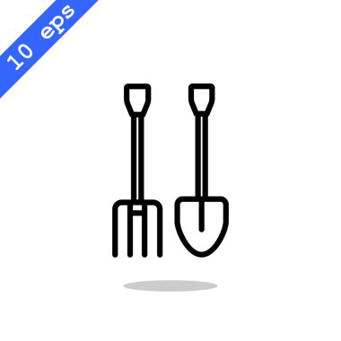 Dirgen ve kürek simgesi