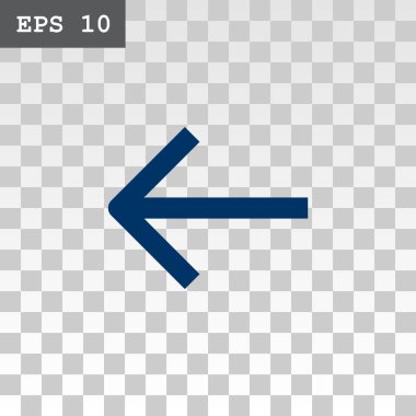 ok düz stil simgesi