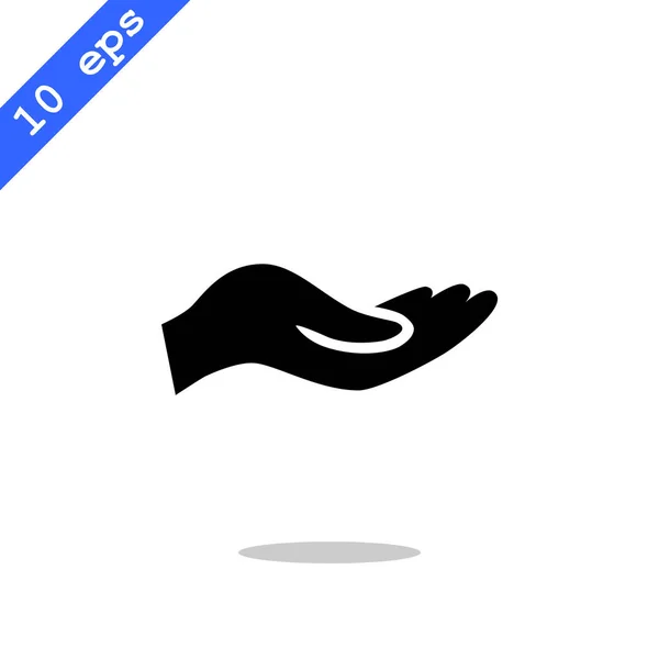 Handflata ikoner — Stock vektor